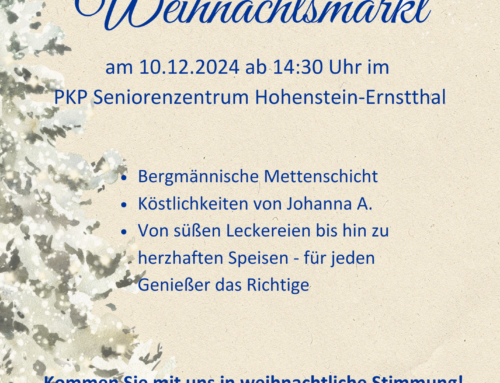 Weihnachtsmarkt im PKP Hohenstein-Ernstthal